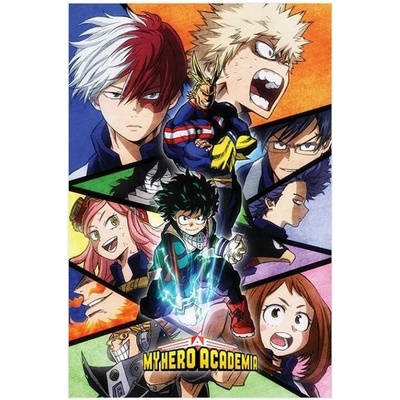 Pyramid Posters My Hero Academia Characters Mosaic