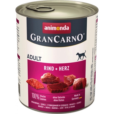 Animonda Gran Carno Original Adult hovädzie mäso a srdce 800 g