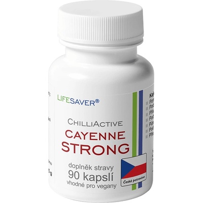 Lifesaver ChilliActive Cayenne Strong 90 kapslí