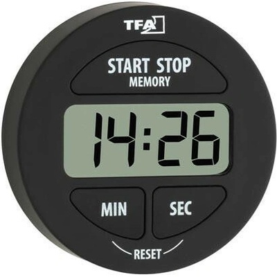 minutka digitální se stopkami pr.5,5cm ČER