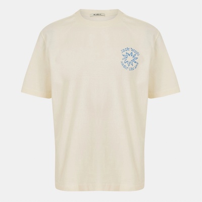 Jack Wills Тениска Jack Wills Men's Sun Graphic Regular Fit T-Shirt - Bone