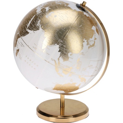 Home Styling Collection Dekorativní globus CON Ø 25 cm bílý