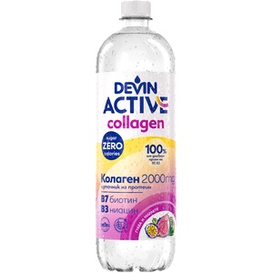 DEVIN Вода с колаген и вкус на гуава и маракуя, 750 ml (3145007)