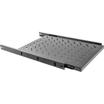 Lanberg Аксесоар Lanberg 19" sliding shelf 1U / 465x750mm, max load capacity up to 15kg, black (AK-1011-B)