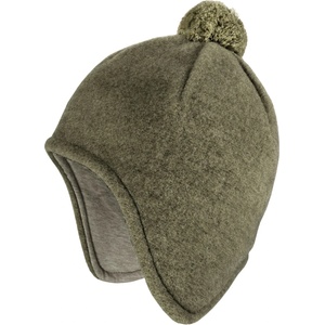 maximo Детска зимна шапка (beanie) maximo Kid's Inka Jersey Fleece Mütze m. Pompon Beanie - Khaki Melange - размер 47 cm (904-7275-0313)
