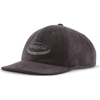 Patagonia Шапка с козирка Patagonia Corduroy Cap - 95 Oval Logo: Ink Black - размер One Size (204-6612-3211)