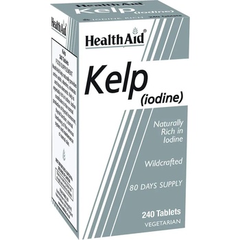 HEALTHAID Хранителна добавка Йод водорасли Kelp, Health Aid Kelp Iodine from Seaweed 240 Tablets