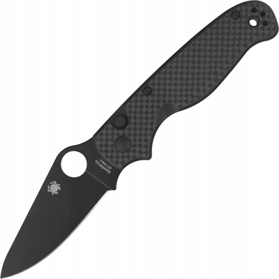 Spyderco ButtonUp Carbon Fiber Black Blade