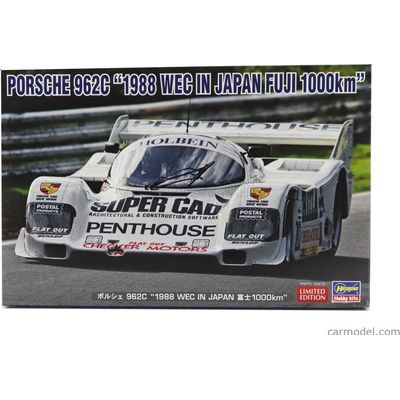 Hasegawa Porsche 962c 2.8l N 20 Wec Japan 1000km Season 1988 1:24