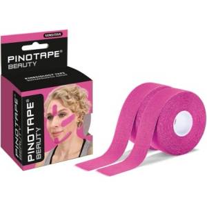 PINO PINOTAPE® Beauty, за чувствителна кожа, розови, 2, 5 см x 5 м, 2 бр