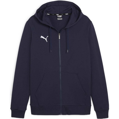 Puma TEAMGOAL CASUALS HOODED Tmavě modrá,Bílá