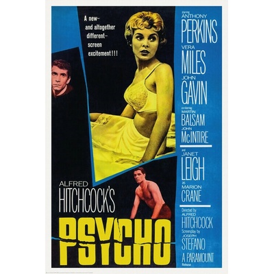 Plagát, Obraz - Psycho by Alfred Hitchcock (1960), 61 × 91.5 cm