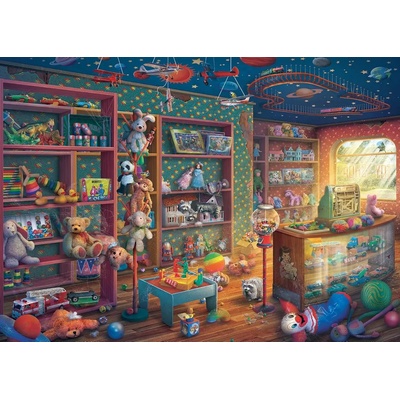 Ravensburger - Puzzle Abandoned Places: Tattered Toy Store - 1 000 piese