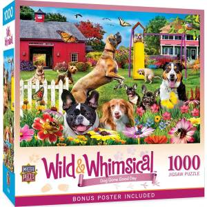 Masterpieces - Puzzle Dog Gone Good Day - 1 000 piese
