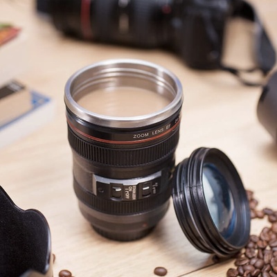 Hrnek objektiv Lens cup