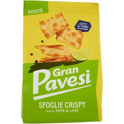 Pavesi krekry príchuť čierne korenie a limetka 160 g