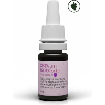 CBDium 1500 Forte fullspectrum grape 10 ml