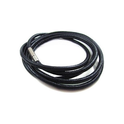 Šperky4U Kožená šňůrka na krk LR0008-030 – Zboží Dáma