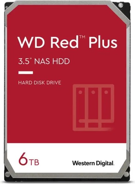 Western Digital Red Plus 3.5 6TB 5400rpm 256MB SATA3 (WD60EFPX)