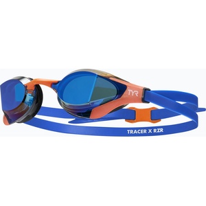 TYR Очила за плуване TYR Tracer-X RZR Mirrored blue/orange
