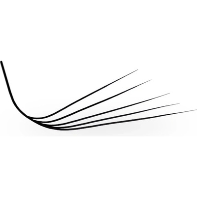 Luxury Lashes 5D Řasy Premium sypané v Hotovém Vějířku Zakřivení umělých řas: M, Délka umělých řas: 9 mm, Tloušťka řas: 007