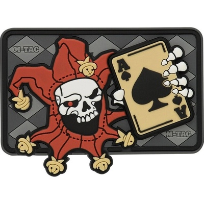 Nášivka M-Tac Joker 3D PVC - Black