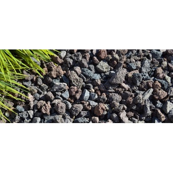 Okrasné kameny Lávová drť - pemza Vyberte si balení: 25 kg, Vyberte si zrnitost: 0,8 - 1,6 cm