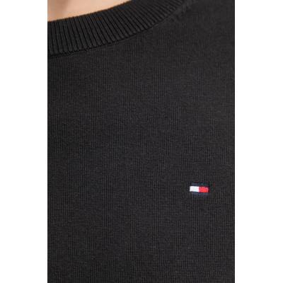 Пуловер Tommy Hilfiger дамски в черно от лека материя WW0WW44984 (WW0WW44984)