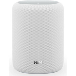 WiiM Смарт колонка WiiM Sound Lite, микрофон, управление с гласов асистент, Wi-Fi, Bluetooth, бяла