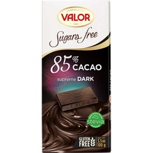 Valor bez cukru hořká 85% 100 g