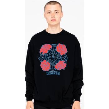 SANTA CRUZ mikina Dressen Roses Club Knit Crew Black