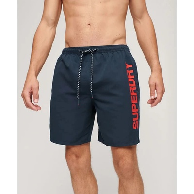 Superdry Бански гащета Superdry Sport Graphic 17´´ swimming shorts - Blue (Richest Navy)