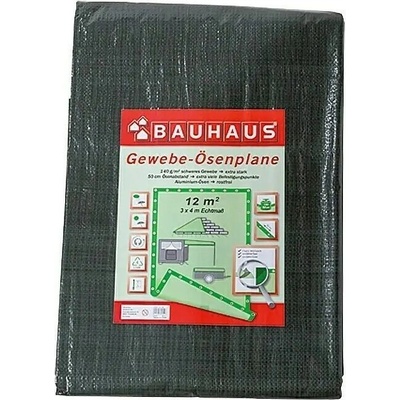 Bauhaus krycí plachta, 3 x 4 m 140 g/m² zelená 11609