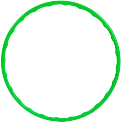 VFstyle Dětská skládací obruč hula hoop 66 cm zelená