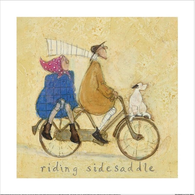 Umelecká tlač Sam Toft - Riding Sidesaddle, 40 × 40 cm