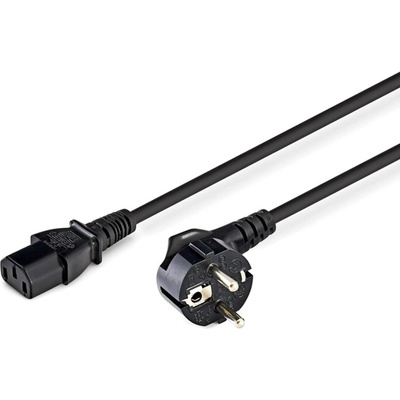 Manhattan Захранващ кабел Manhattan CABLE-703, от Schuko(м) към IEC320 C13(ж), 1.8m, черен