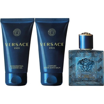Versace Eros pro muže EDT 50 ml + sprchový gel 50 ml + balzám po holení 50 ml dárková sada
