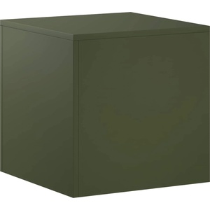 vidaXL Стойка за растения Маслиненозелено 40 x 40 x 40 cm (8012522)