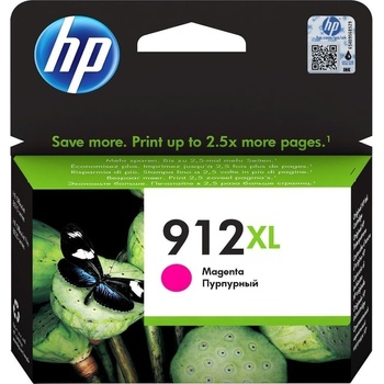 HP 912XL originální inkoustová kazeta purpurová 3YL82AE