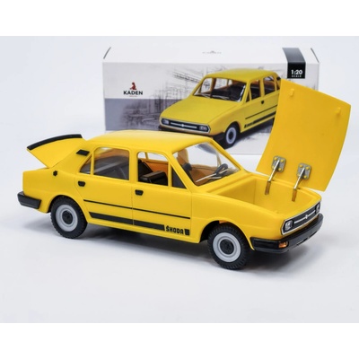 RETRO Škoda 120 L Žlutá potisk KADEN 1:20