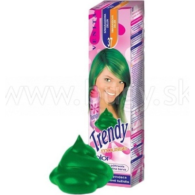 Venita Trendy farebné penové tužidlo na vlasy 37 zelená 75 ml