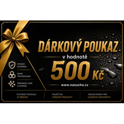 Dárkový poukaz NaSucho 500 Kč
