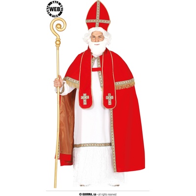 Fiestas Guirca Мъжки костюм - Св. Никола (повреден) Размер - Възрастни: M