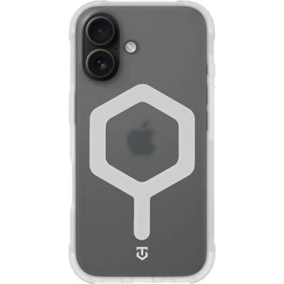 Tactical iPhone 16 TACTICAL MAGFORCE HEXAGON силиконов калъф за телефон, удароустойчив, MagSafe, БЯЛ (57983127332)
