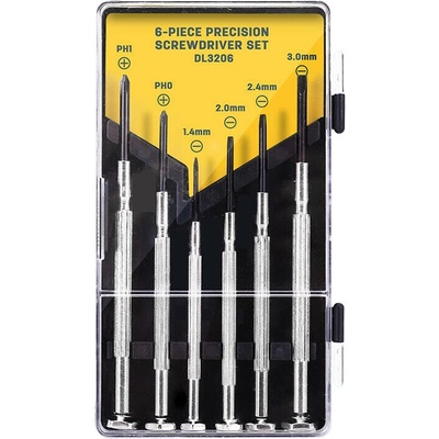 Deli Tools Sada přesných šroubováků 6 ks DELI EDL3206
