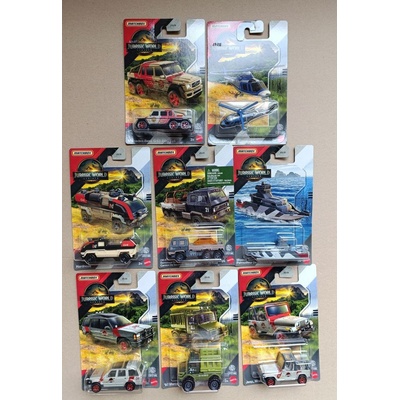 Mattel Matchbox angličák Jurský svět