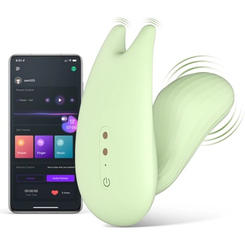 Image 1 of Magic Motion Umi Smart Wearable Dual Motor Vibrator Green