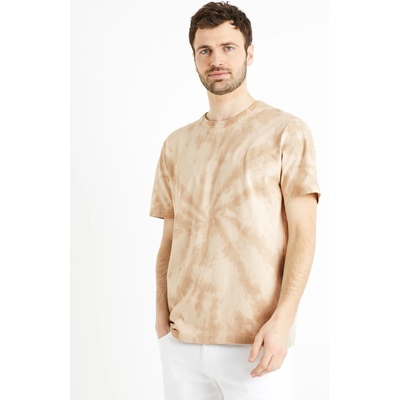 Celio Бежова мъжка тениска с батик Celio Deswirl Celio | Bezhov | МЪЖЕ | M