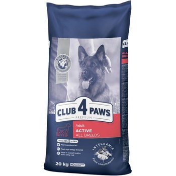 CLUB 4 PAWS Dog All Breed Adult Active 20kg