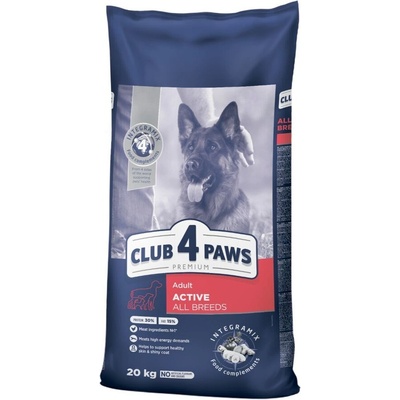 CLUB 4 PAWS Dog All Breed Adult Active 20kg